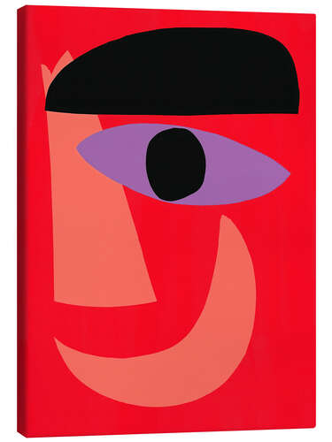 Tableau sur toile Abstract self-portrait of the cubist painter