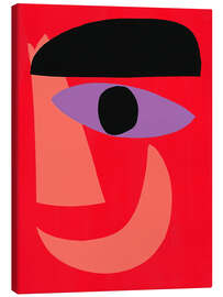 Tableau sur toile Abstract self-portrait of the cubist painter - Frank Daske