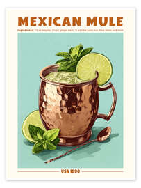 Wandbild Mexican Mule Cocktail, USA 1990 - TAlex
