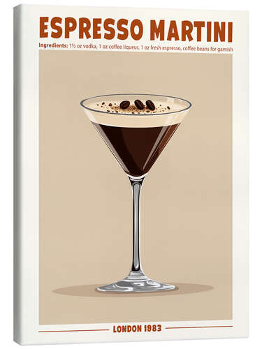 Leinwandbild Espresso Martini, London 1983