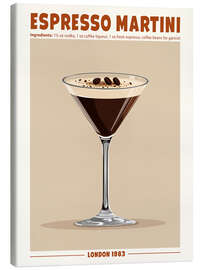 Leinwandbild Espresso Martini, London 1983 - TAlex