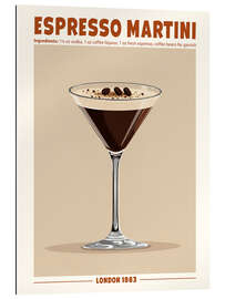 Cuadro de plexi-alu Espresso Martini, London 1983