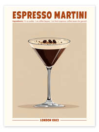 Wandbild Espresso Martini, London 1983 - TAlex