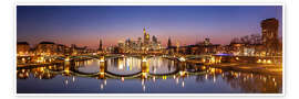 Wandbild Frankfurt am Main City Skyline Panorama - Frank Herrmann