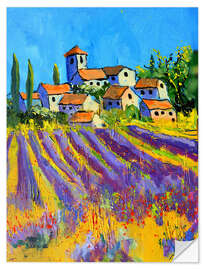 Wandsticker Mittags in der Provence