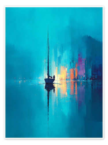 Plakat Sailing alone