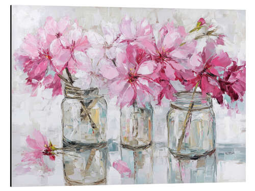 Obraz na aluminium Pink flowers
