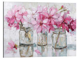 Magnettafel Rosa Blüten