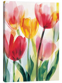 Tableau sur toile Tulip Land - Annika Persson
