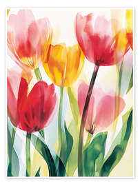 Wandbild Tulpenland - Annika Persson