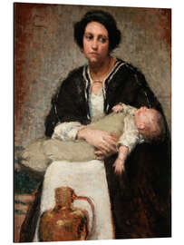 Cuadro de aluminio Mother and Sleeping Baby, 1911