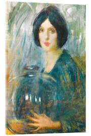Acrylglasbild Der Kristallglobus