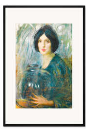 Gerahmter Kunstdruck Der Kristallglobus