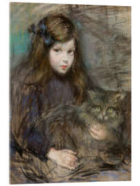 Tableau en verre acrylique Minette and Minet, 1907 - Alice Pike Barney