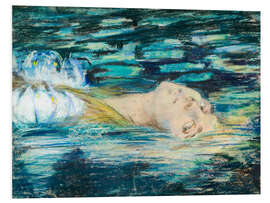 Hartschaumbild Ophelia, 1909