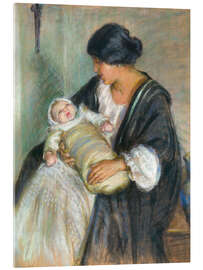 Tableau en verre acrylique Mother and Crying Baby, 1911 - Alice Pike Barney