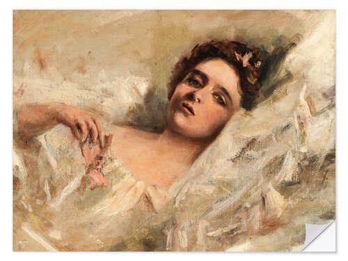 Naklejka na ścianę Laura Alice, 1893