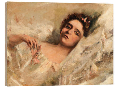 Cuadro de madera Laura Alice, 1893