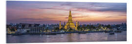 Obraz na szkle akrylowym Wat Arun panorama, Bangkok, Thailand - Jan Christopher Becke