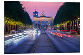 Alubild Brandenburger Tor und Straße des 17. Juni - Jan Christopher Becke