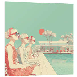 Foam board print Californian Spring