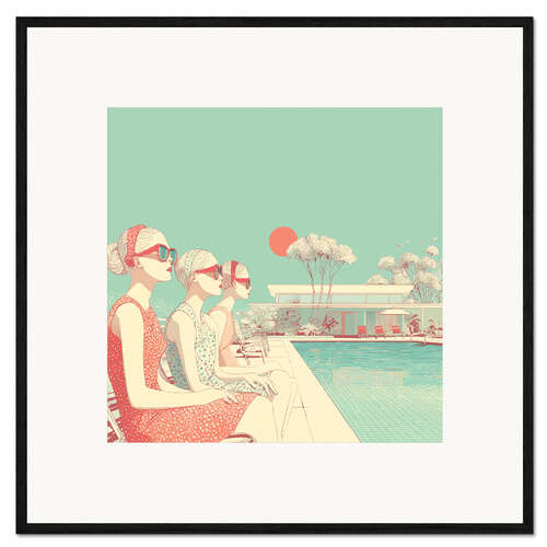 Impresión de arte enmarcada Californian Spring