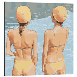 Tableau en aluminium Olga and Clara - Layla Oz