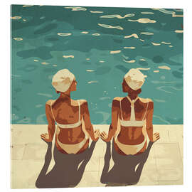 Acrylic print Pool Women - Layla Oz