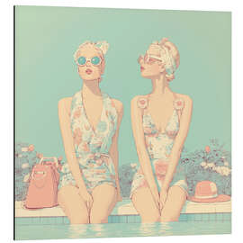 Tableau en aluminium Refreshing - Layla Oz