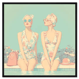 Gerahmter Kunstdruck Refreshing