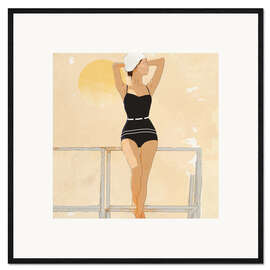 Impression artistique encadrée Veranear lindo