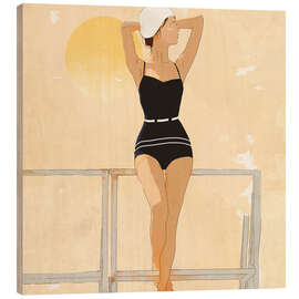 Tableau en bois Veranear lindo - Layla Oz