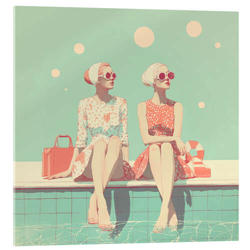 Cuadro de metacrilato No swimming period