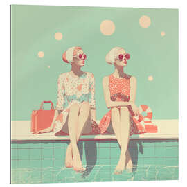 Cuadro de plexi-alu No swimming period - Layla Oz