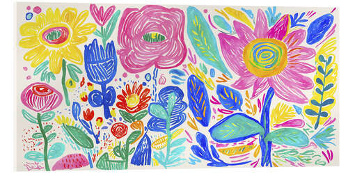 Acrylic print Flower Power