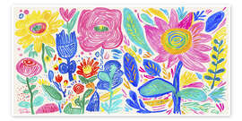 Tavla Flower Power - Andrea Haase