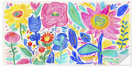 Wandsticker Flower Power