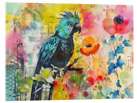 Cuadro de metacrilato Parrot Flower Garden - Andrea Haase