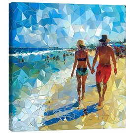 Obraz na płótnie Together on the Beach - Maria Tuzhilkina