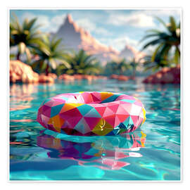 Wall print Summer vacation - Maria Tuzhilkina