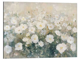 Obraz na aluminium Vintage Spring Moody Wildflower Field - TAlex