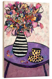 Holzbild Meine Tasse Tee - Adriane Dworzak