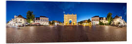 Tableau en verre acrylique Potsdam Brandenburg Gate and Old Town - Frank Herrmann