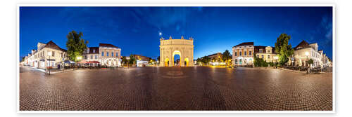 Poster Potsdam Brandenburger Tor und Altstadt