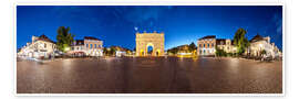 Wandbild Potsdam Brandenburger Tor und Altstadt - Frank Herrmann