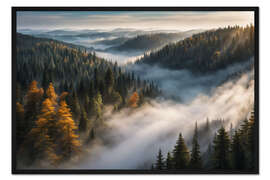 Gerahmter Kunstdruck Morgenlicht - Mango Art