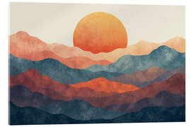 Acrylic print Rising Sun - Mango Art
