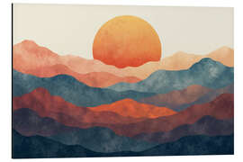 Alubild Aufgehende Sonne