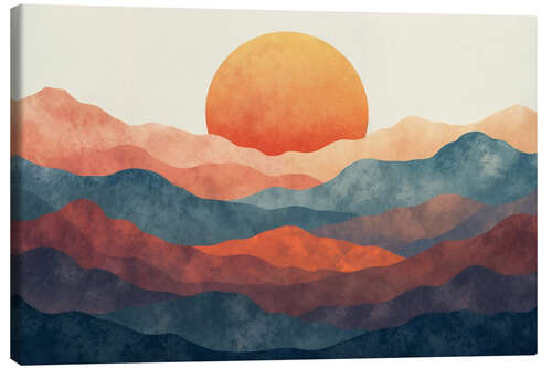 Canvas print Rising Sun