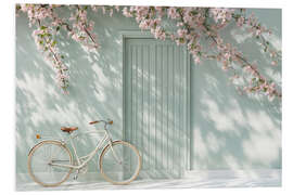 Hartschaumbild Romantische Gasse